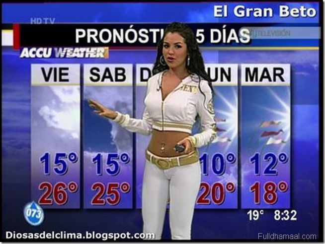 Mexican weather girl 02